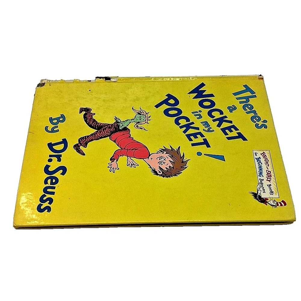 There's a Wocket in My Pocket Dr. Seuss 1st Edition 1974 Bright and Early Books